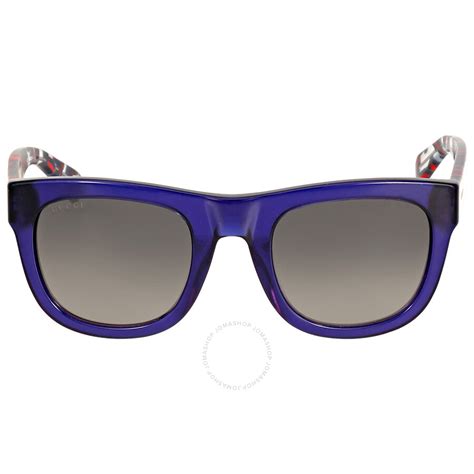 blue Gucci sunglasses